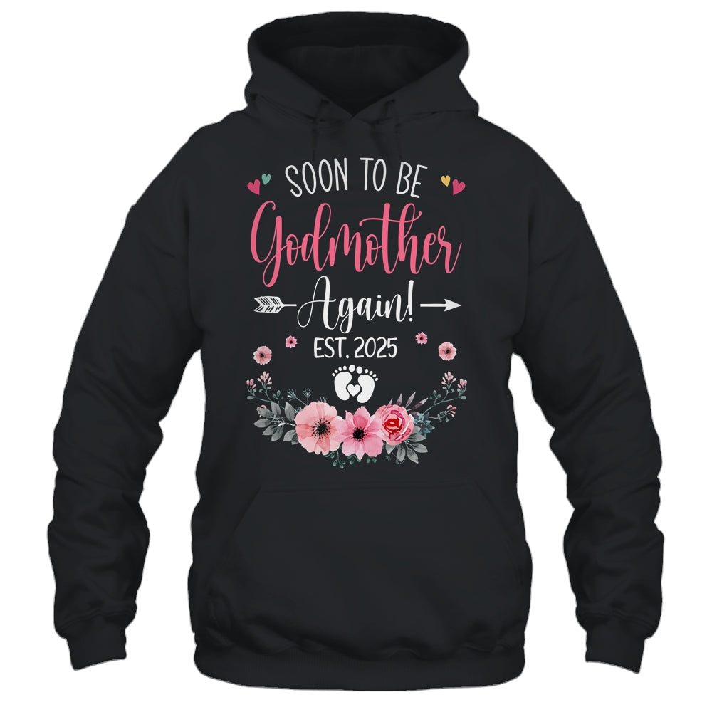 Soon To Be Godmother Again Est 2025 Mothers Day Shirt & Tank Top | teecentury