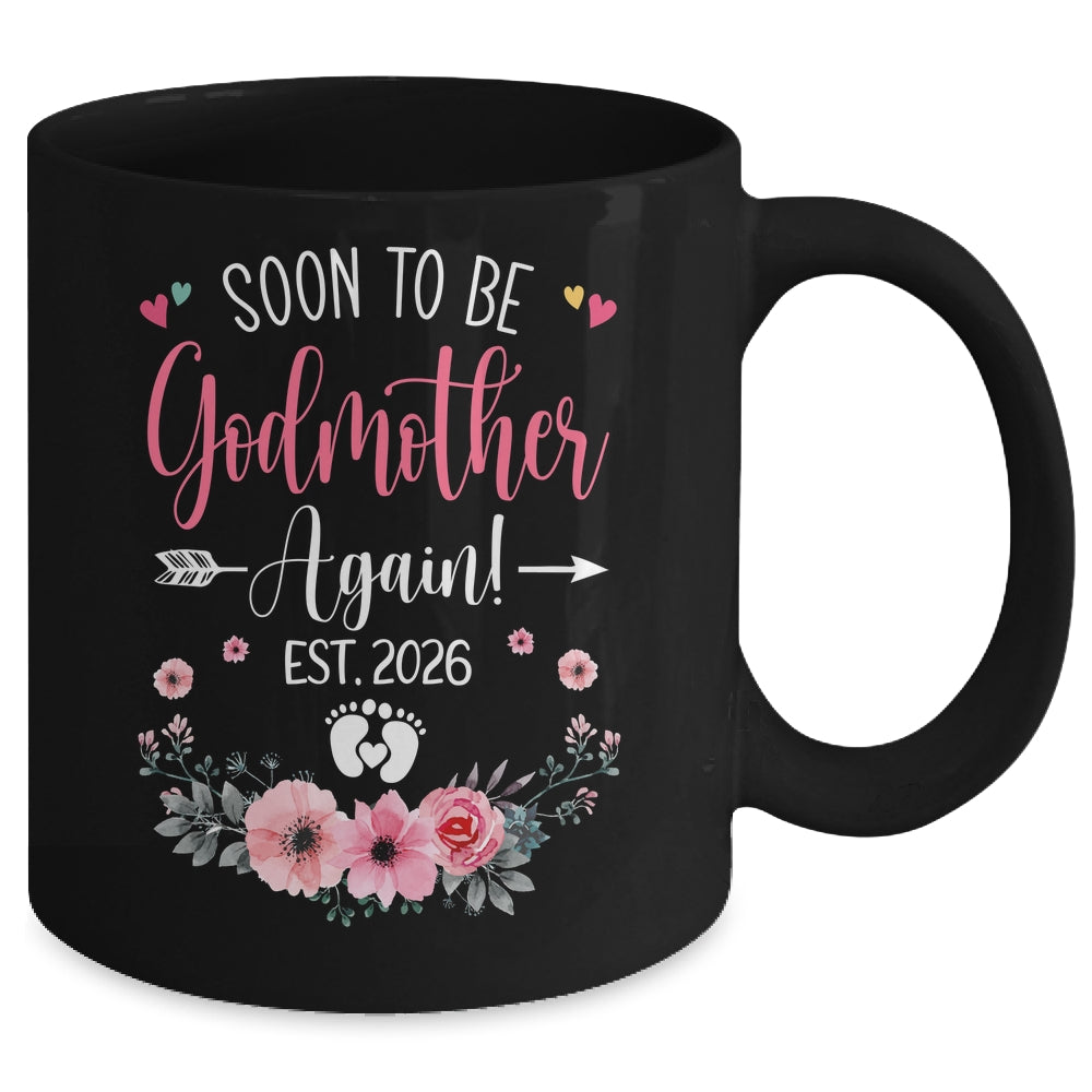 Soon To Be Godmother Again Est 2026 Mothers Day Mug | teecentury