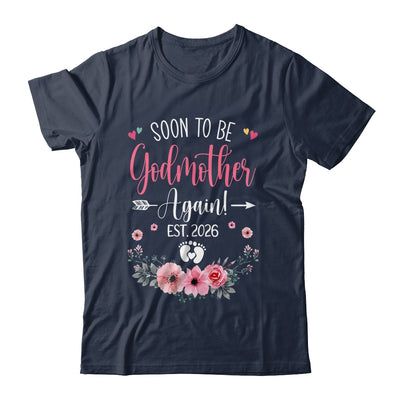Soon To Be Godmother Again Est 2026 Mothers Day Shirt & Tank Top | teecentury
