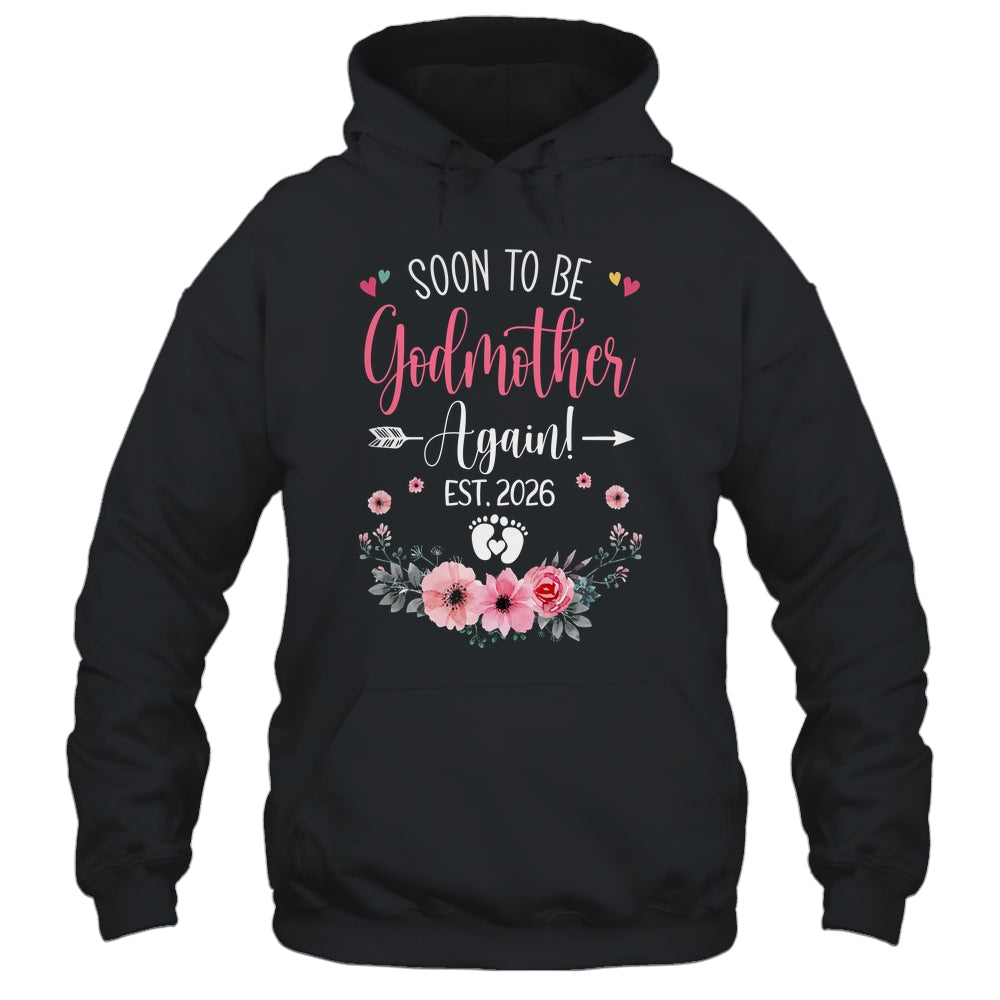 Soon To Be Godmother Again Est 2026 Mothers Day Shirt & Tank Top | teecentury