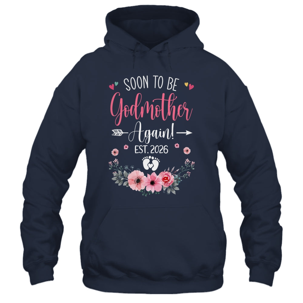 Soon To Be Godmother Again Est 2026 Mothers Day Shirt & Tank Top | teecentury