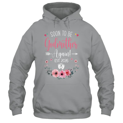 Soon To Be Godmother Again Est 2026 Mothers Day Shirt & Tank Top | teecentury