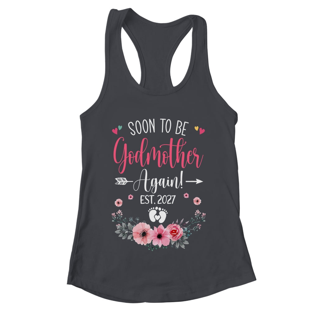 Soon To Be Godmother Again Est 2027 Mothers Day Shirt & Tank Top | teecentury
