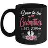 Soon To Be Godmother Est 2024 Mothers Day First Time Aunt Mug | teecentury