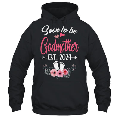 Soon To Be Godmother Est 2024 Mothers Day First Time Aunt Shirt & Tank Top | teecentury