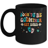 Soon To Be Godmother Est 2025 Pregnancy Announcement Groovy Mug | teecentury