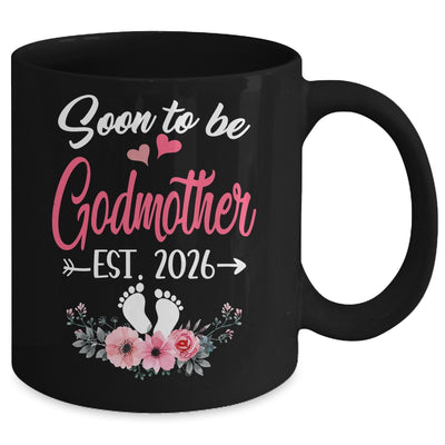 Soon To Be Godmother Est 2026 Mothers Day First Time Godmother Mug | teecentury