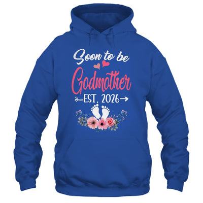 Soon To Be Godmother Est 2026 Mothers Day First Time Godmother Shirt & Tank Top | teecentury