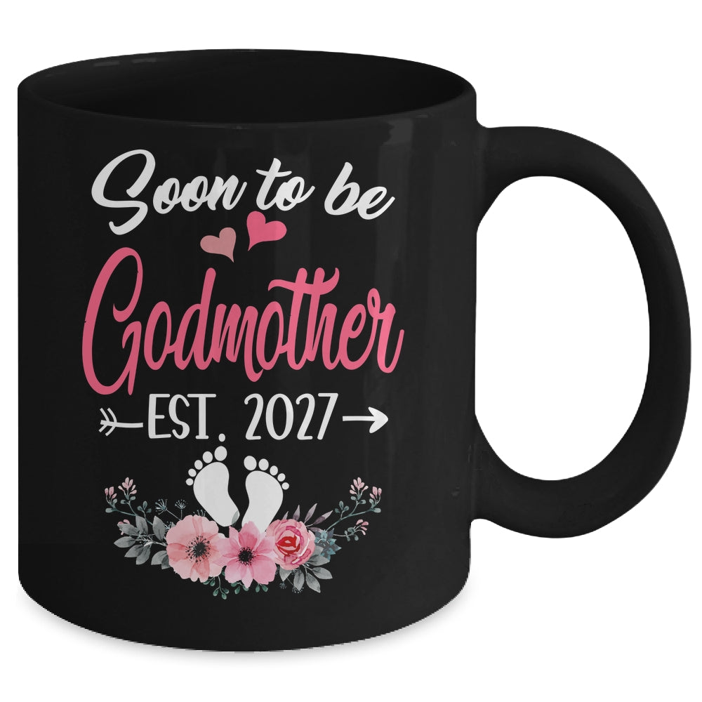 Soon To Be Godmother Est 2027 Mothers Day First Time Godmother Mug | teecentury