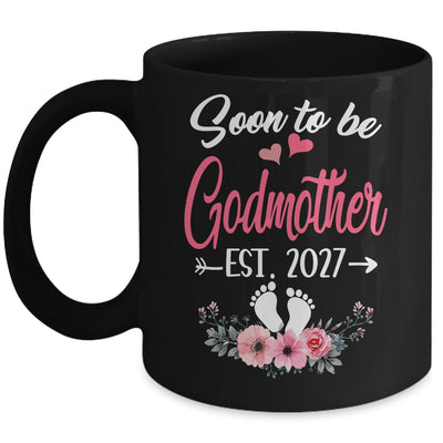 Soon To Be Godmother Est 2027 Mothers Day First Time Godmother Mug | teecentury