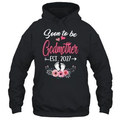 Soon To Be Godmother Est 2027 Mothers Day First Time Godmother Shirt & Tank Top | teecentury