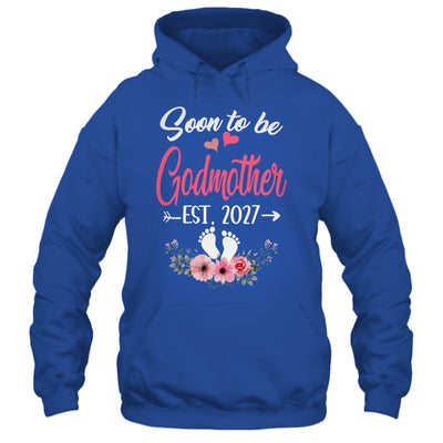 Soon To Be Godmother Est 2027 Mothers Day First Time Godmother Shirt & Tank Top | teecentury