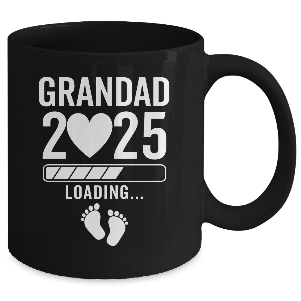 Soon To Be Grandad 2025 Pregnancy Announcement Loading Mug | teecentury