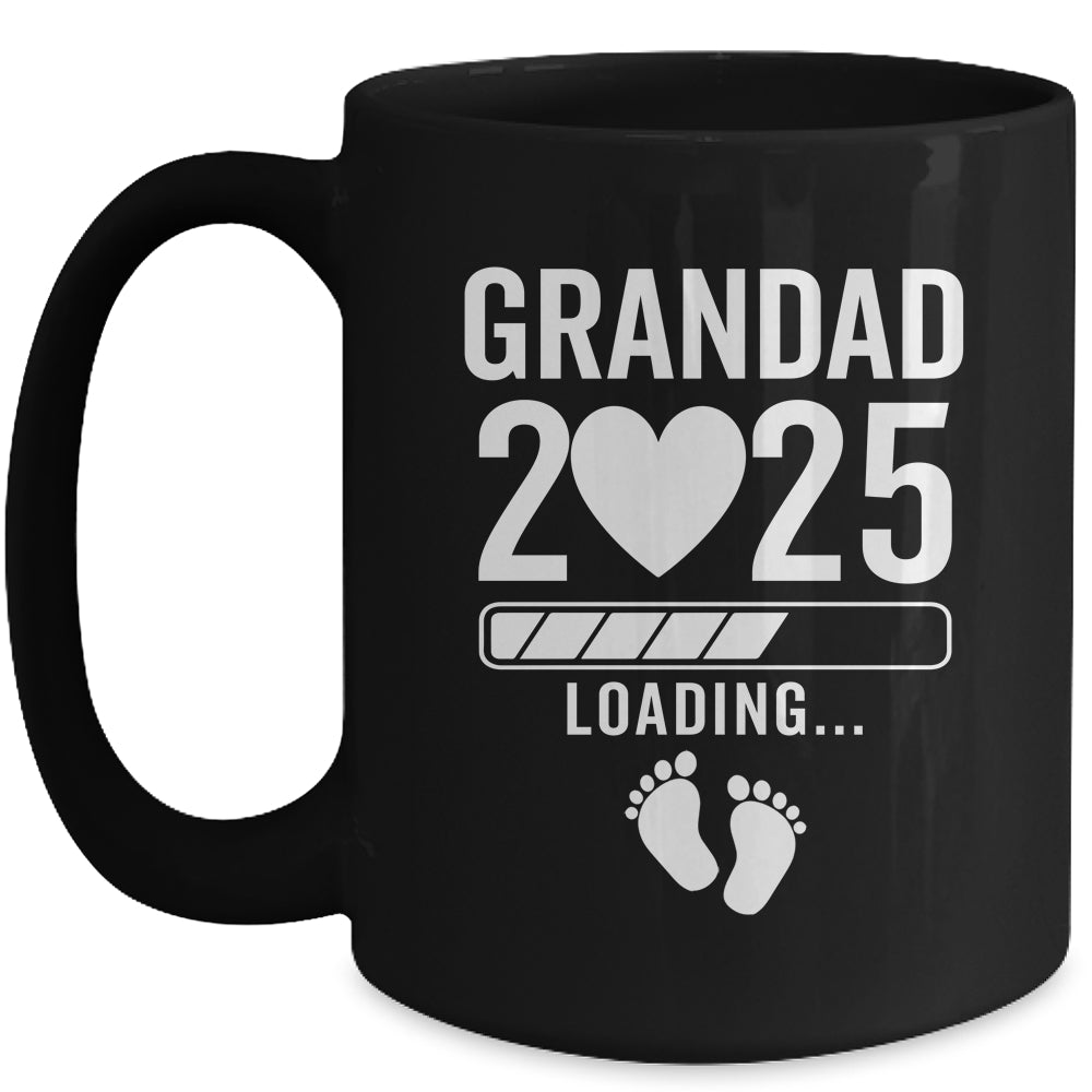 Soon To Be Grandad 2025 Pregnancy Announcement Loading Mug | teecentury