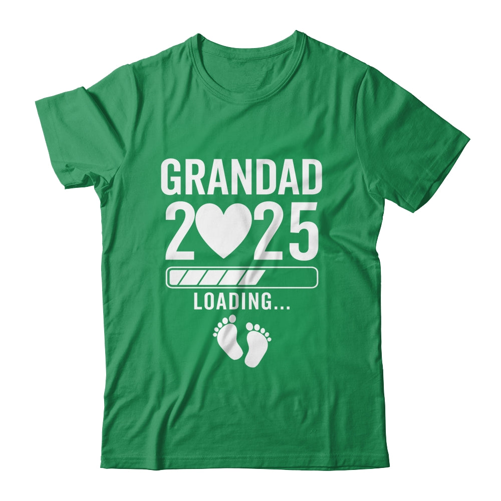Soon To Be Grandad 2025 Pregnancy Announcement Loading Shirt & Hoodie | teecentury