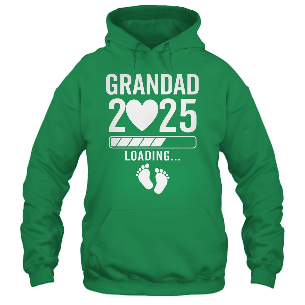 Soon To Be Grandad 2025 Pregnancy Announcement Loading Shirt & Hoodie | teecentury