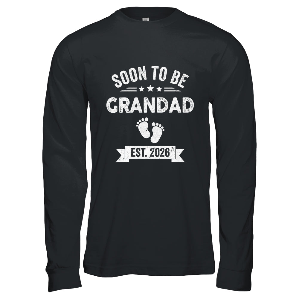 Soon To Be Grandad 2026 Fathers Day First Time Grandad Shirt & Hoodie | teecentury