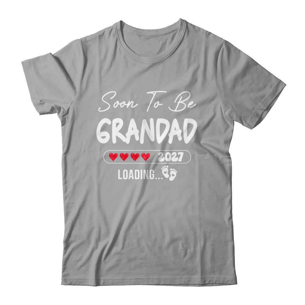 Soon To Be Grandad 2027 Loading Promoted To Grandad Est 2027 Shirt & Tank Top | teecentury