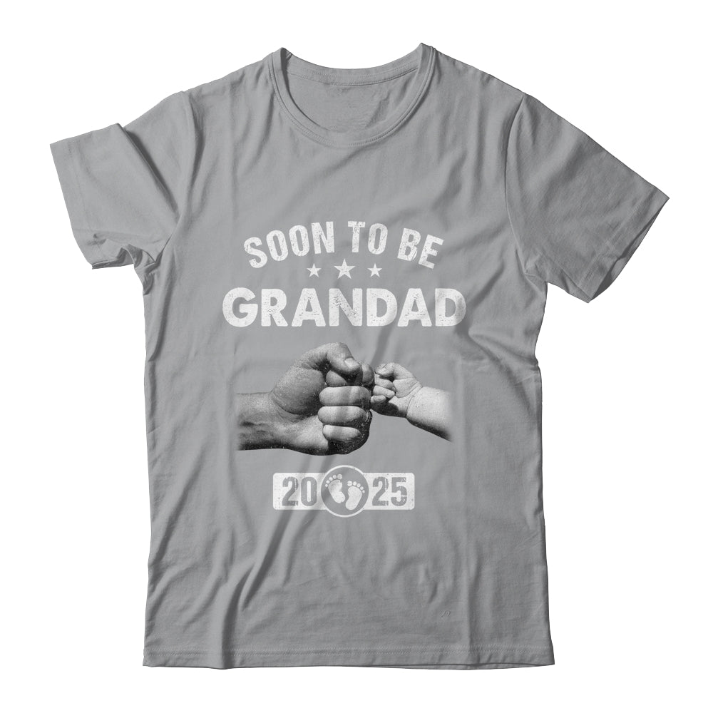 Soon To Be Grandad Est 2025 Fathers Day First Time New Shirt & Hoodie | teecentury
