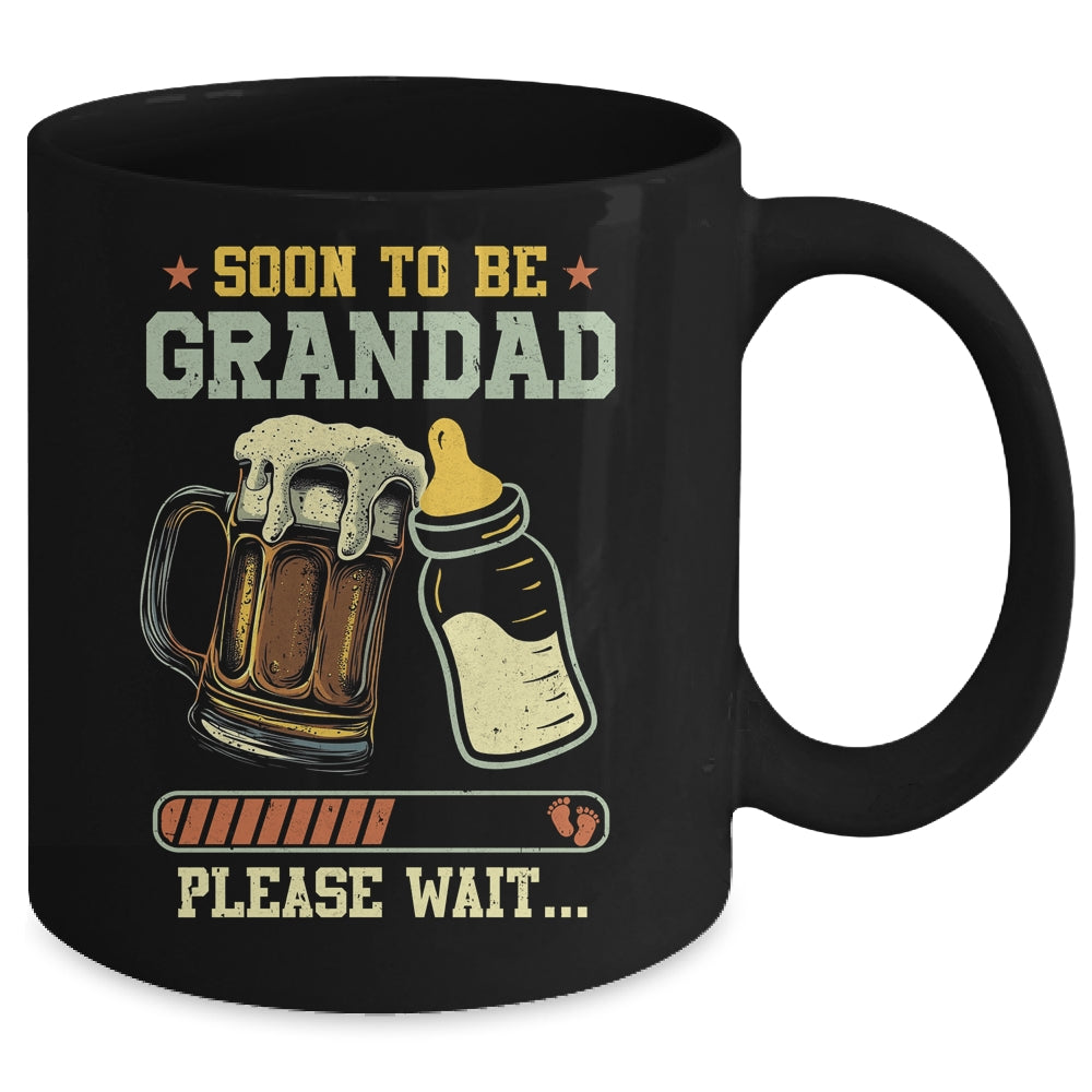 Soon To Be Grandad Est 2025 Pregnancy Announcement Loading Mug | teecentury