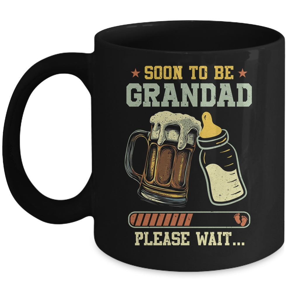 Soon To Be Grandad Est 2025 Pregnancy Announcement Loading Mug | teecentury