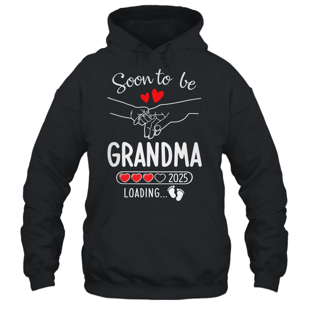 Soon To Be Grandma 2025 Loading Pregnancy Announcement Grandma Shirt & Tank Top | teecentury