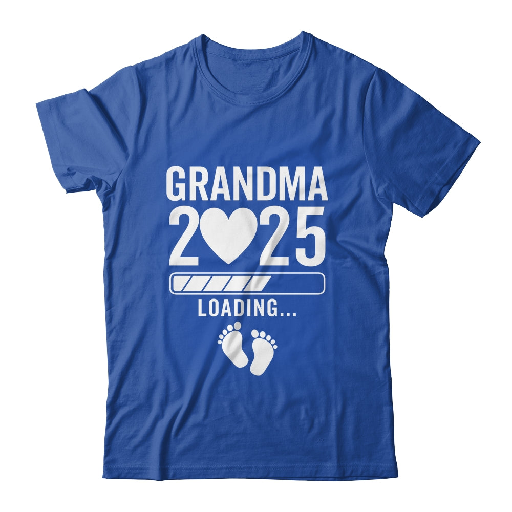 Soon To Be Grandma 2025 Pregnancy Announcement Loading Shirt & Tank Top | teecentury