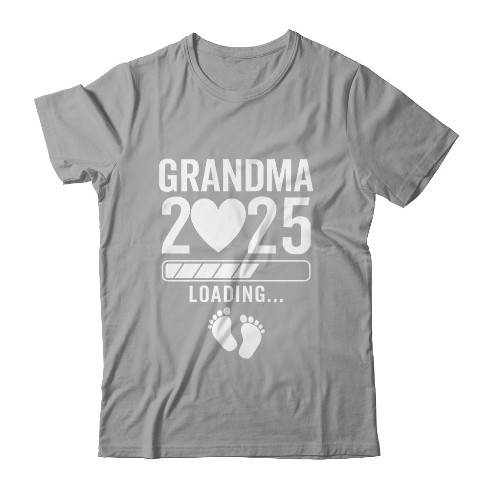 Soon To Be Grandma 2025 Pregnancy Announcement Loading Shirt & Tank Top | teecentury