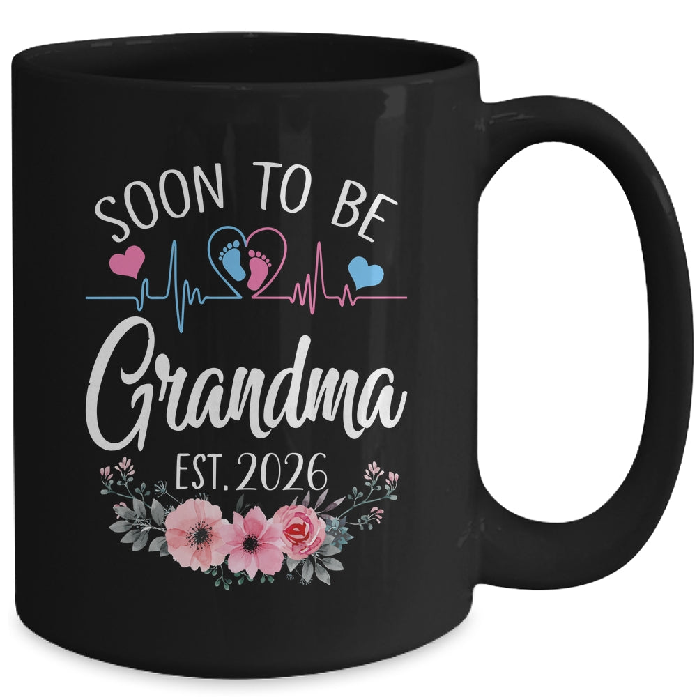 Soon To Be Grandma 2026 First Time Pregnancy Announcement Mug | teecentury