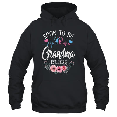 Soon To Be Grandma 2026 First Time Pregnancy Announcement Shirt & Tank Top | teecentury