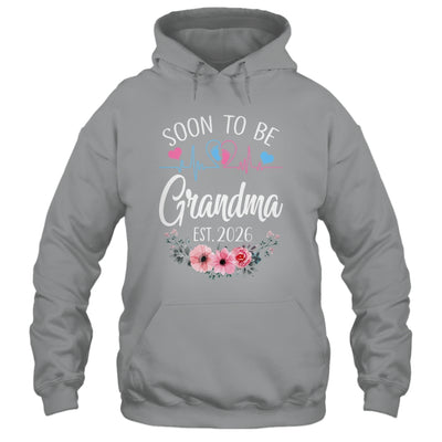 Soon To Be Grandma 2026 First Time Pregnancy Announcement Shirt & Tank Top | teecentury