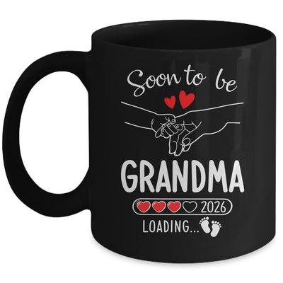 Soon To Be Grandma 2026 Loading Pregnancy Announcement Grandma Mug | teecentury
