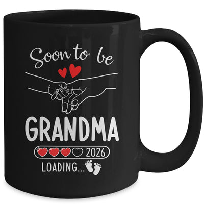 Soon To Be Grandma 2026 Loading Pregnancy Announcement Grandma Mug | teecentury