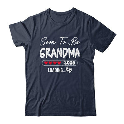 Soon To Be Grandma 2026 Loading Promoted To Grandma Est 2026 Shirt & Hoodie | teecentury