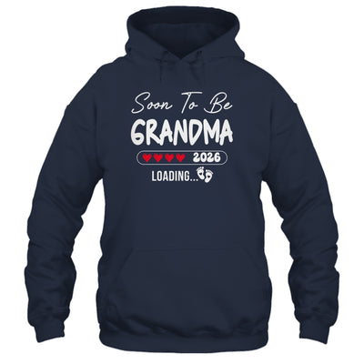 Soon To Be Grandma 2026 Loading Promoted To Grandma Est 2026 Shirt & Hoodie | teecentury