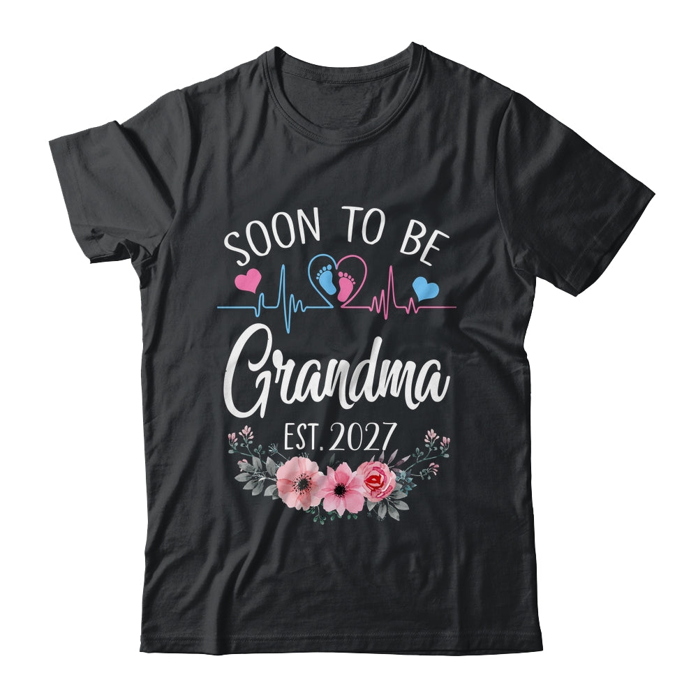 Soon To Be Grandma 2027 First Time Pregnancy Announcement Shirt & Tank Top | teecentury