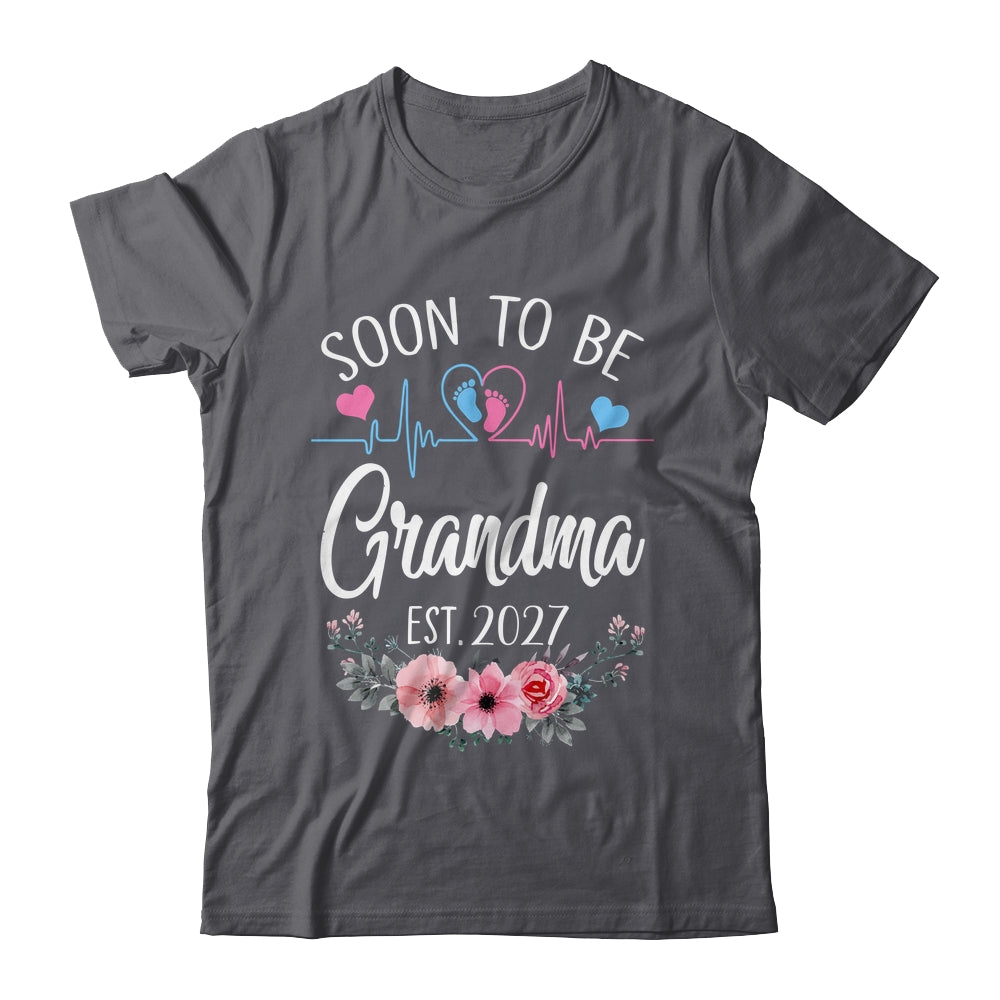 Soon To Be Grandma 2027 First Time Pregnancy Announcement Shirt & Tank Top | teecentury