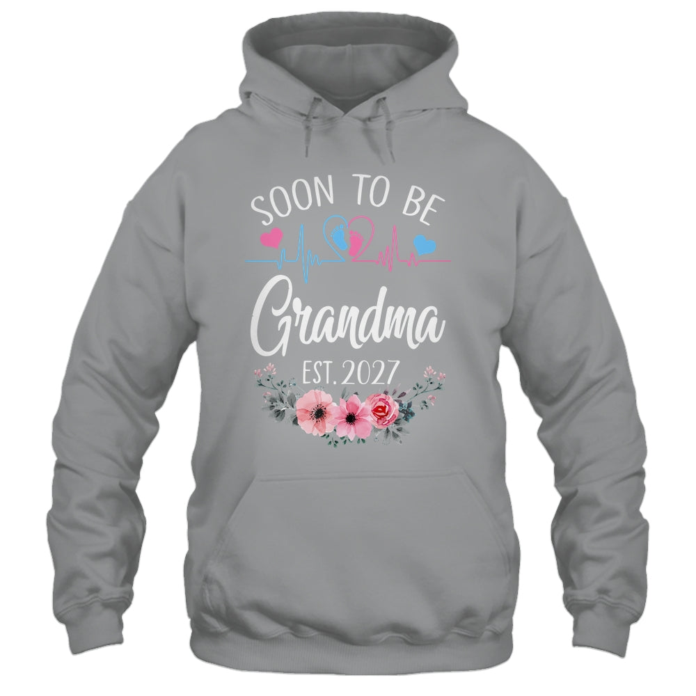 Soon To Be Grandma 2027 First Time Pregnancy Announcement Shirt & Tank Top | teecentury