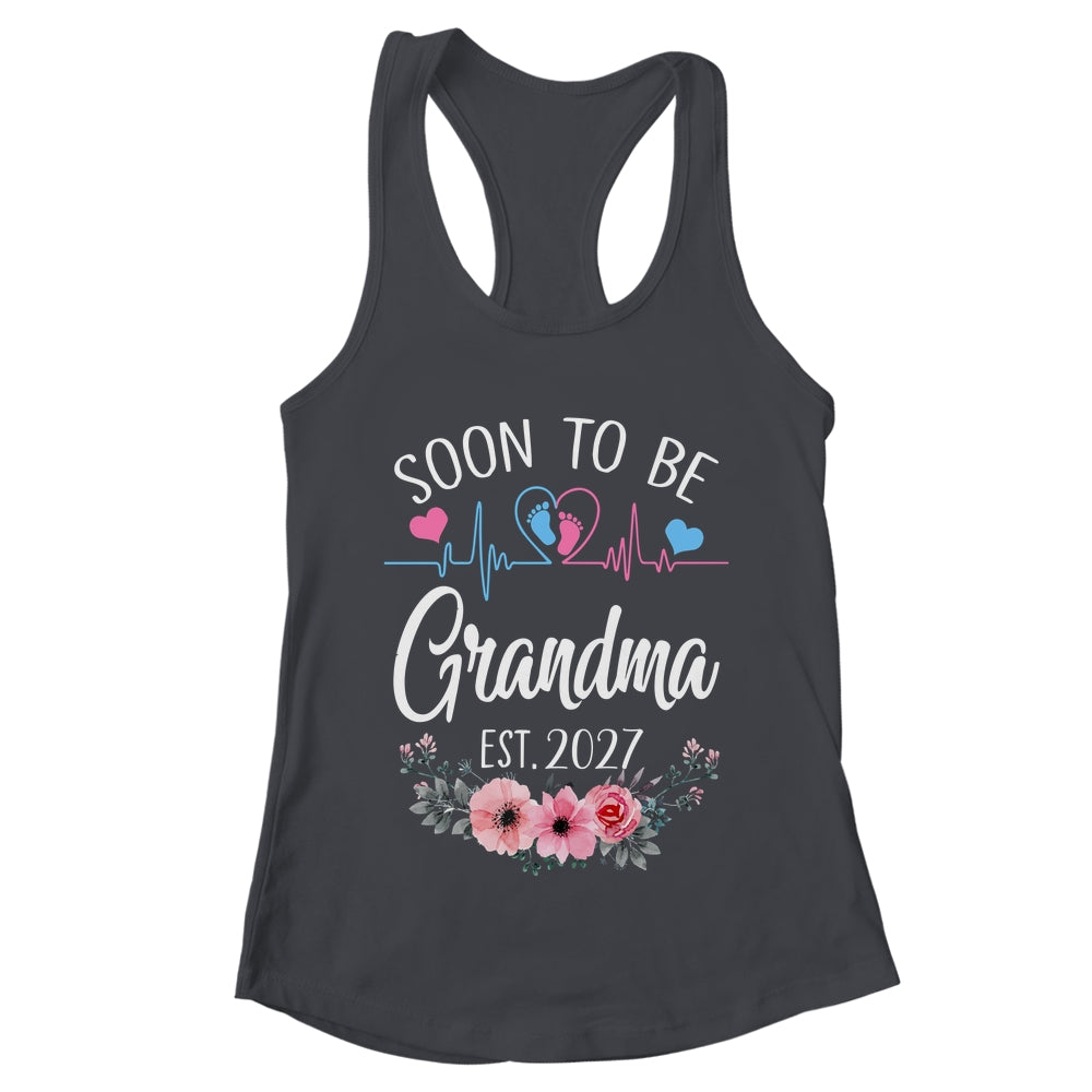 Soon To Be Grandma 2027 First Time Pregnancy Announcement Shirt & Tank Top | teecentury