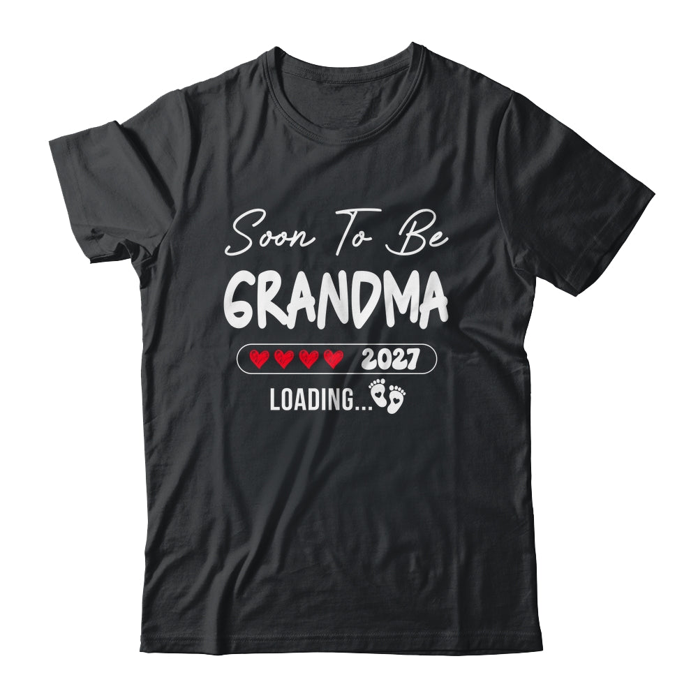 Soon To Be Grandma 2027 Loading Promoted To Grandma Est 2027 Shirt & Tank Top | teecentury
