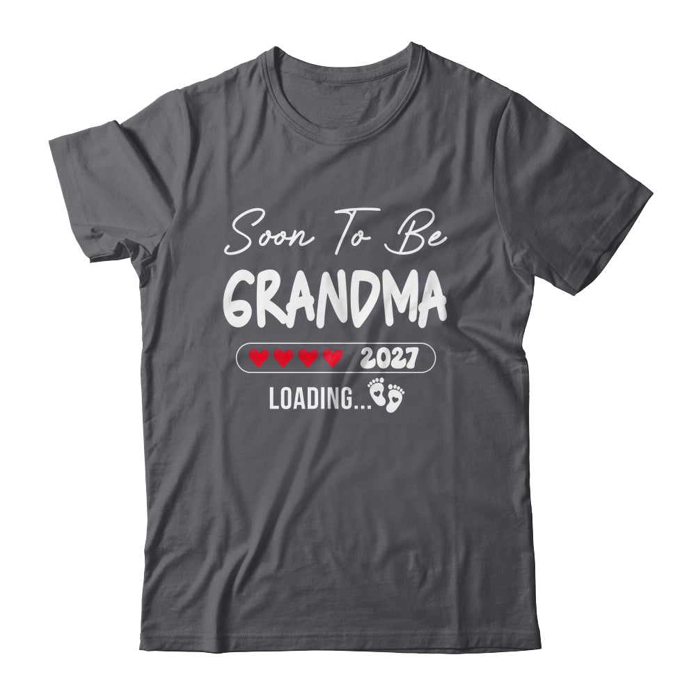 Soon To Be Grandma 2027 Loading Promoted To Grandma Est 2027 Shirt & Tank Top | teecentury
