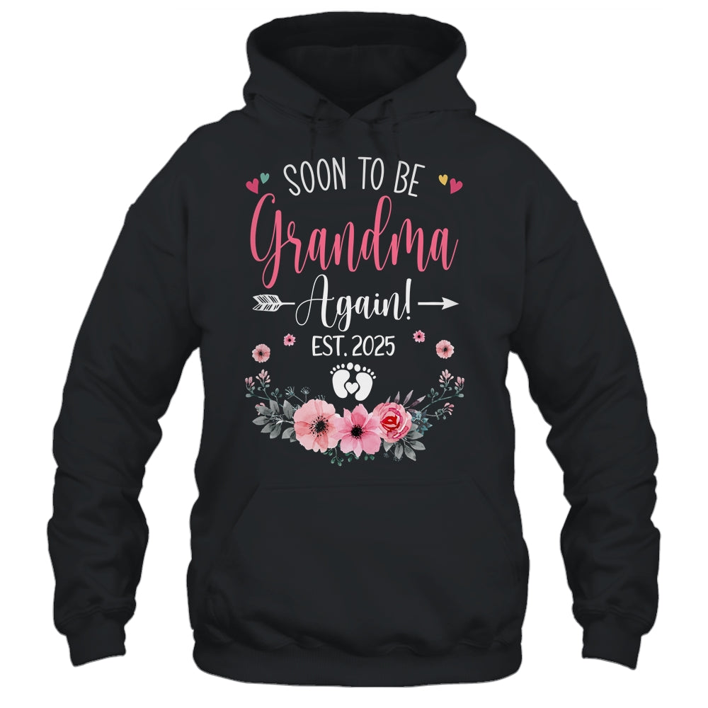 Soon To Be Grandma Again Est 2025 Mothers Day Shirt & Tank Top | teecentury