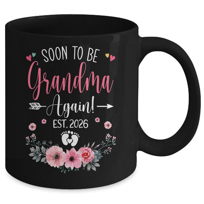 Soon To Be Grandma Again Est 2026 Mothers Day Mug | teecentury