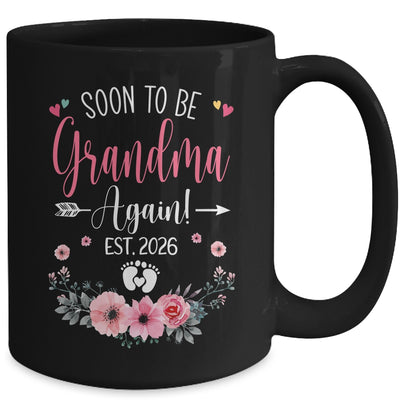 Soon To Be Grandma Again Est 2026 Mothers Day Mug | teecentury