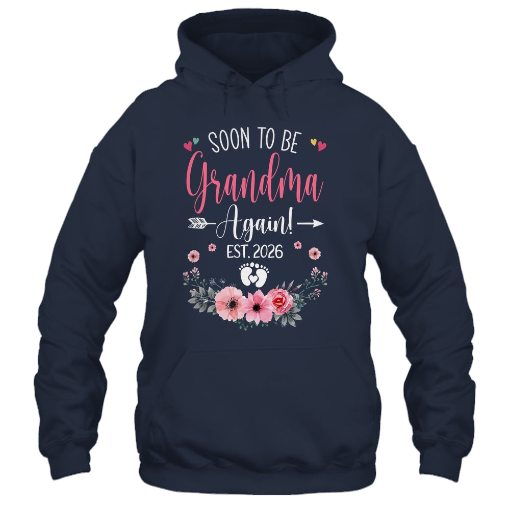 Soon To Be Grandma Again Est 2026 Mothers Day Shirt & Tank Top | teecentury