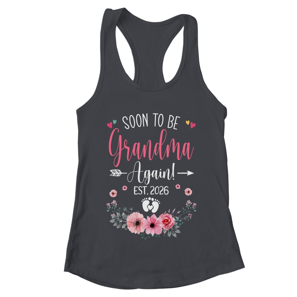 Soon To Be Grandma Again Est 2026 Mothers Day Shirt & Tank Top | teecentury