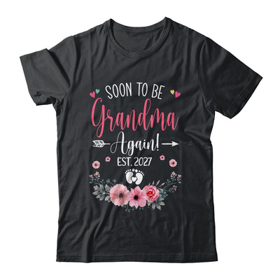 Soon To Be Grandma Again Est 2027 Mothers Day Shirt & Tank Top | teecentury