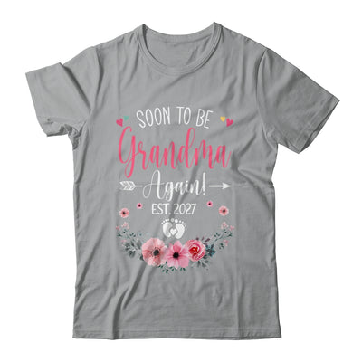Soon To Be Grandma Again Est 2027 Mothers Day Shirt & Tank Top | teecentury