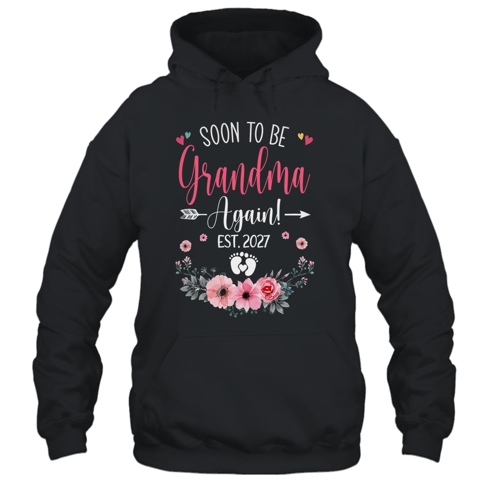 Soon To Be Grandma Again Est 2027 Mothers Day Shirt & Tank Top | teecentury