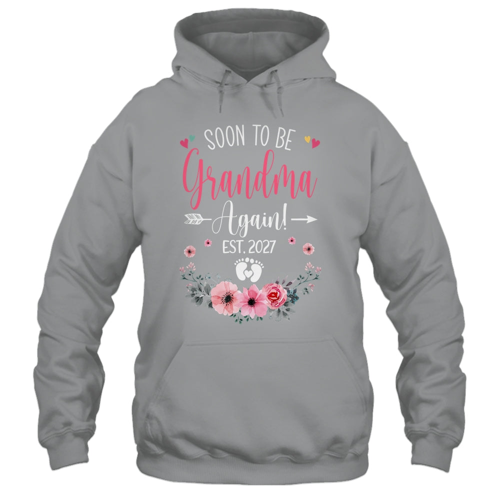 Soon To Be Grandma Again Est 2027 Mothers Day Shirt & Tank Top | teecentury